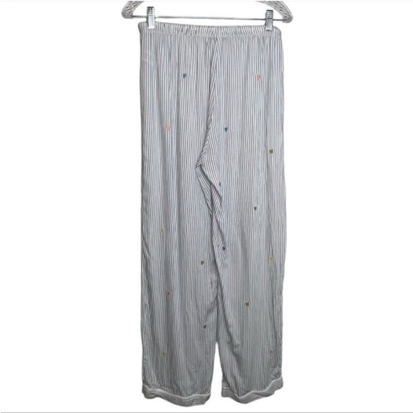 Rails Clara Pajama Set Robin Stripe Heart Embroidery - Picture 6 of 8